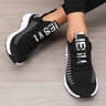 Women Sports Shoes Mesh Lightweight Soft Sole Flat Walking Shoes 7