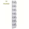 14 35 Pocket Over Door Shoe Rack Large Mesh Hanging Storage Organizer 9