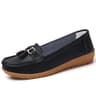Women Shoes Nurse Loafers Comfortable Flat Shoes Casual Leather Footwear 7