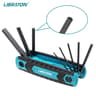 LIBRATON 8 In 1 Folding Allen Wrench Set With Metric And Tamper Proof Torx Keys 7