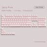 OEM Profile Pink Jello Crystal Keycap Set For MX Switches 12