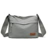 Womens Canvas Crossbody Bag With 3 Main Pockets And Adjustable Shoulder Strap 8