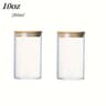 Glass Jar With Bamboo Lid 10oz Airtight Food Storage Container 10