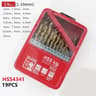 HSS Titanium Coated Drill Bit Set For Metal And Woodworking 9