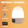 Touch Night Light Rechargeable 3 Color LED Bedside Lamp 9