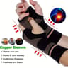 Copper Fiber Elastic Sport Wrist Brace Hand Support Bandage 9