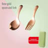 Outdoor Tourism 304 Stainless Steel Portable Tableware Children Tableware Spoon And Fork Combinatio 10
