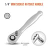Mini Ratchet Wrench Double End Quick Socket Screwdriver Hex Torque Set 7