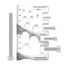 High Accuracy Industry Standard Pitch Gauge For Measuring Bolt Nut Screw Thread 9