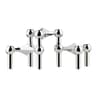 Metal Molecular Structure Candle Holder Nordic Silver Candlestick Centerpiece 9