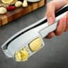 Zinc Alloy 2 In 1 Garlic Press Manual Kitchen Tool 7