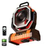 Portable Rechargeable Camping Fan With LED Light And Hook 20000mAh Battery 6