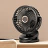 Portable USB Table Clip Fan 10000mAh Rechargeable Mini Desk Stand Fan 6