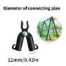 Plant Support Awning Pillar Accessories Set 5 Pack For Climbing Vines And Garden Pipe Brackets 6