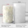 Christmas Snowflake Cylinder Candle Silicone Mold For DIY Wax Resin Decor 7