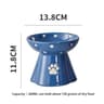 Ceramic Elevated Pet Bowl Tall Design For Cats And Dogs 9