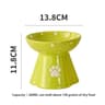 Ceramic Elevated Pet Bowl Tall Design For Cats And Dogs 7