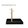 Bamboo Tree Branch Storage Tray Key Hanger Jewelry Display For Living Room 9