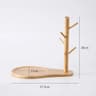 Bamboo Tree Branch Organizer Tray With Key Holder And Jewelry Display 7