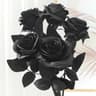 48 Cm Rose Black Silk Bouquet Peony Artificial Flower 7