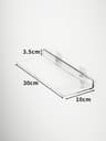 Acrylic Storage Rack Wall Panel No Drill Bathroom Kitchen Organizer Strong Sticker 5