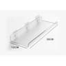 Acrylic Storage Rack Wall Panel No Drill Bathroom Kitchen Organizer Strong Sticker 11