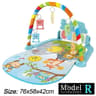 Baby Fitness Stand Music Play Gym Activity Toy Newborn Piano Crawling Blanket Pedal Game Pad 24