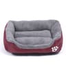 Large Dog Bed Square Plush Cat Nest Kennel All Season Washable Dog Sofa Waterproof Mattress Cat Bed 22