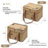 30 42L Camping Storage Bag Insulated Folding Box Tableware Handbag Tactical Picnic Organizer 10