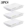 Hidden Storage Box Desk Storage Drawer Self Adhesive Plastic Table Organizer 10