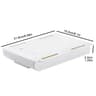 Hidden Storage Box Desk Storage Drawer Self Adhesive Plastic Table Organizer 7