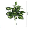 Artificial Plants Leaves Silk Tortoiseshell Leaf Dieffenbough Fake Green Plant Living Room Decor 16