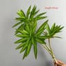 Artificial Brazil Wood Rich Bamboo Plastic Green Tropical Plant Home Garden Decoration 9