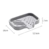 Silicone Sink Tray With Drain Non Slip Soap Sponge Organizer For Kitchen Bathroom 6