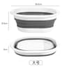 Folding Wash Basin Multipurpose Lightweight Hanging Collapsible Basin For Camping 8
