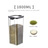 High Quality Sealed Jar Food Storage Box Transparent Plastic Kitchen Organizer 14