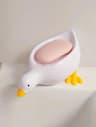 Duck Shaped Soap Rack Plastic Non Slip Drain Soap Dish 6