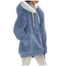 Autumn Winter Fashion Women Coat Casual Hooded Zipper Fleece Jacket 9