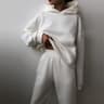 Women Tracksuit Two Piece Set Hooded Sweatshirt And Long Pant 6