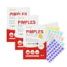 Acne Pimple Patch 240pcs Heart Star Flower Round Shape Moisturizing Blemish Covers 12
