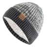 Unisex Two Tone Winter Fur Lined Beanie Hat 9