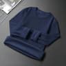 Mens Fleece Lined Long Sleeve Crew Neck Base Shirt  Thickened Casual Long Sleeve Top 6