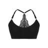 Women Ribbed Backless Wireless Bra Solid Color Breathable Underwear 7