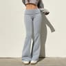 Women LowWaist Slim Flare Pants Y2K BootCut Streetwear 7