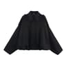 Women Suede Bomber Jacket Long Sleeve Oversize Zipper Coat Streetwear 8