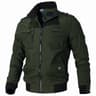 Men Tactical Military Cotton Jacket Slim Fit Casual Cargo Coat 9