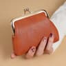 Retro Ladies Buckle Coin Purse Small Candy Color Change Purse 8