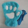 Plush Cat Paw Fingerless Gloves For Women 10