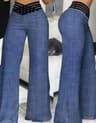 High Waist Solid Color Wide Leg Pants Summer Chic Loose Elegant Flared Trousers For Women 10