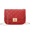 Embroidered Chain Crossbody Bag For Women Small Square Shoulder Purse 9